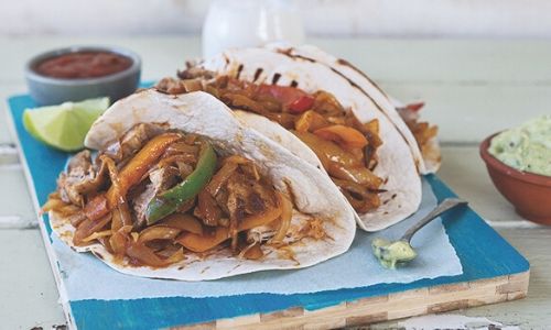 Barbecued Pork Fillet Fajitas